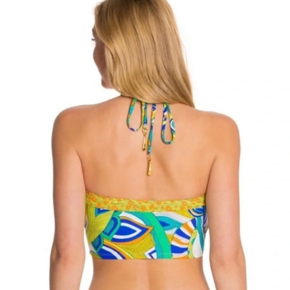 Trina Turk Amazonia mid-kini bikini swim top women’s size 8 - Picture 4 of 11